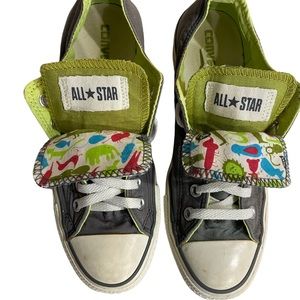 Converse Chuck Taylors - Women’s size 8 - Grey Low Tops with Double Uppers